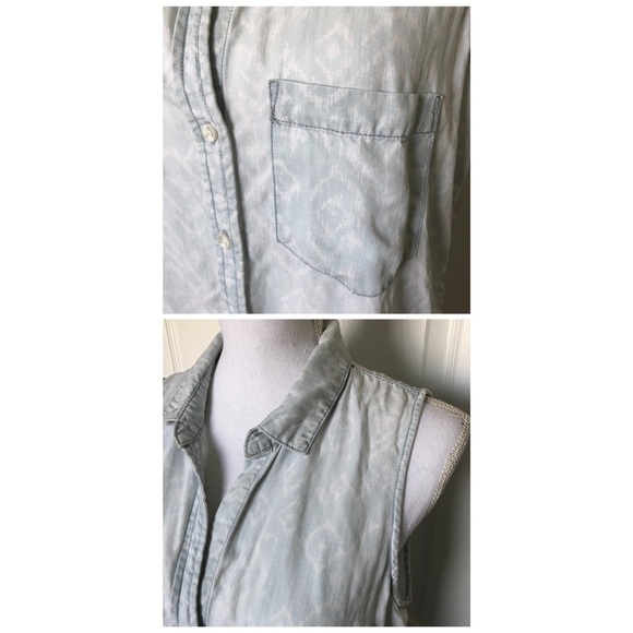 Cloth and Stone Sleeveless Button Top Size Large - Picture 3 of 8